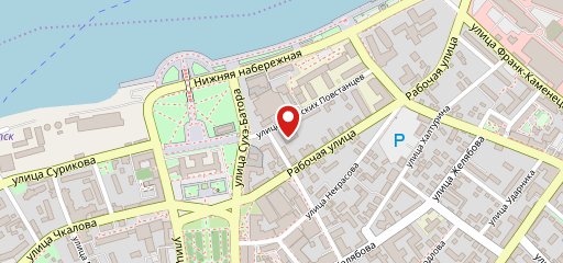 Центр студенческого питания ИГУ, Столовая на карте
