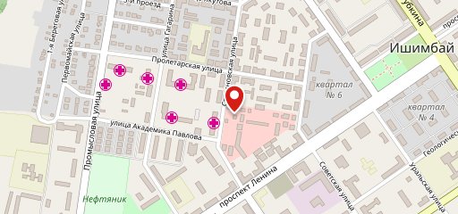 Столовая на карте