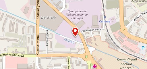 Водолей на карте