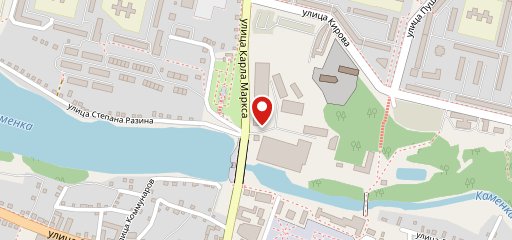 Столовая на карте