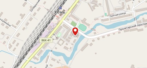 Столовая на карте