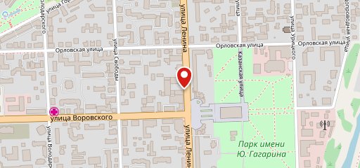 Столовая на карте