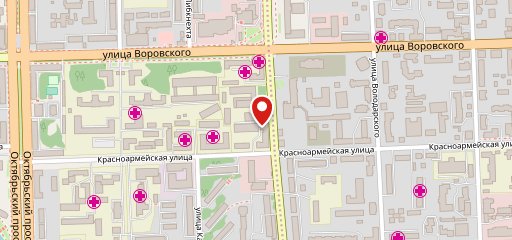 Столовая на карте