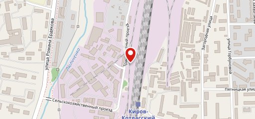 столовая кировснабсервис на карте