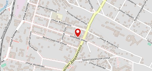 Столовая на карте