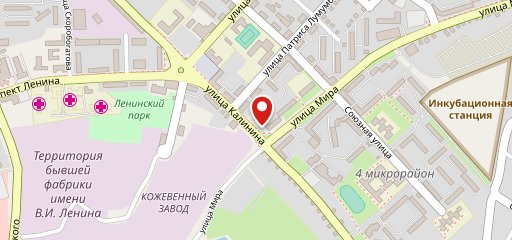 Столовая на карте