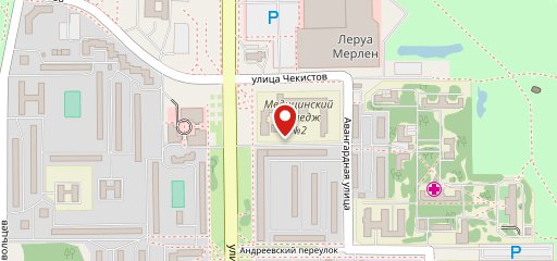 Столовая колледжа на карте