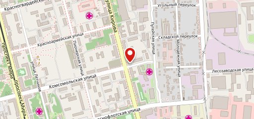 Столовая на карте
