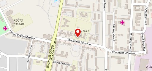 Столовая на карте