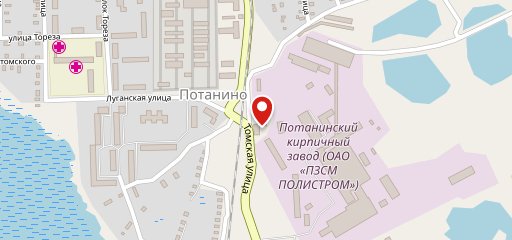 Столовая на карте