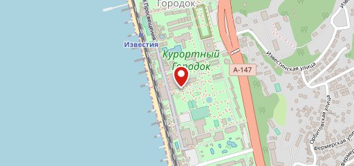 Коралл на карте