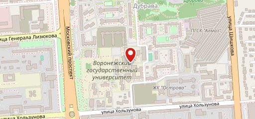 Столовая корпус ВГУ №5 на карте