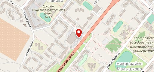 Столовая на карте