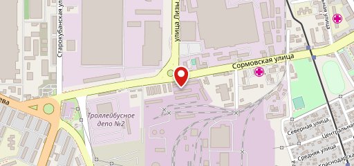 Оранжевая столовая на карте