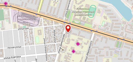 Столовая на карте