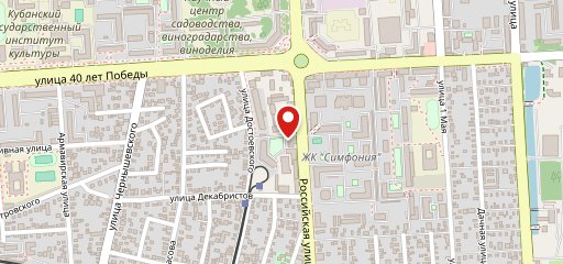 Столовая на карте