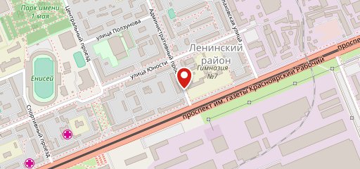 Столовая на карте