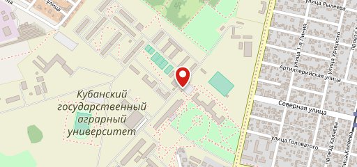 Студенческий пищевой комбинат КубГАУ на карте