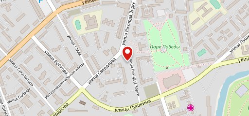 Столовая на карте