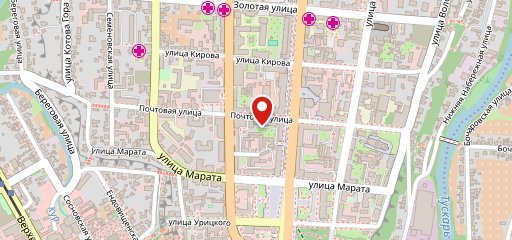 Столовая на карте