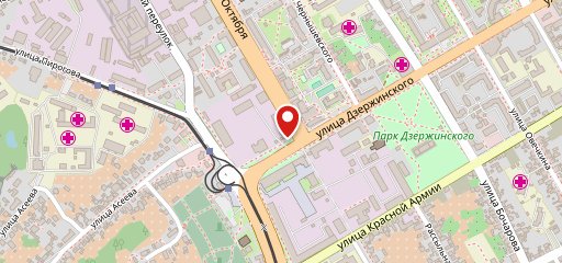 Столовая на карте