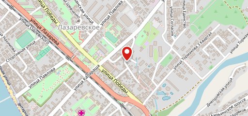 столовая "ласточка" на карте