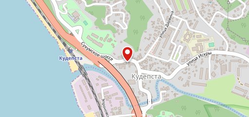 Столовая на карте