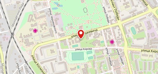 Столовая на карте