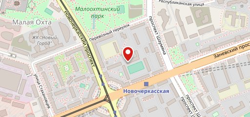 Столовая лицея № 533 на карте