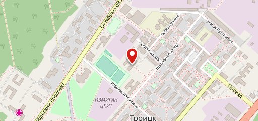 Столовая Лицея г. Троицк на карте