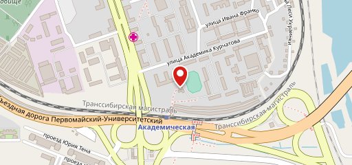 Столовая лицея ИГУ на карте