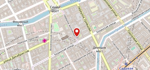 Ложка на карте