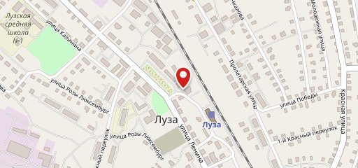 Столовая на карте