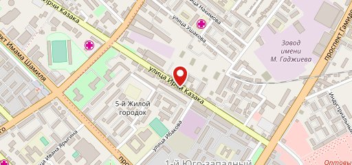 Кафе столовая на карте