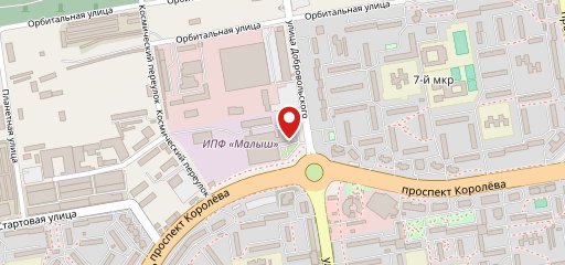 Столовая Малыш на карте