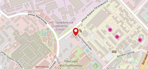 Столовая на карте