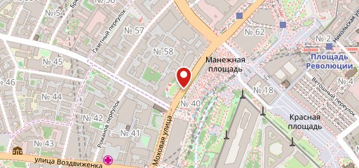 Столовая МГУ на карте
