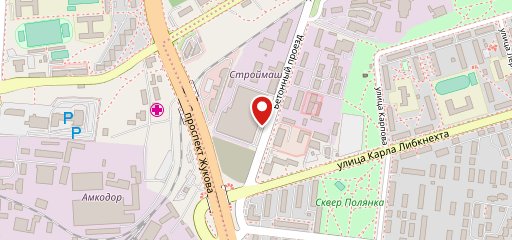 Столовая на карте