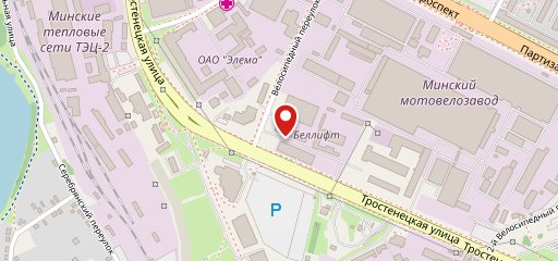 Столовая на карте