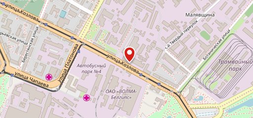 Столовая на карте
