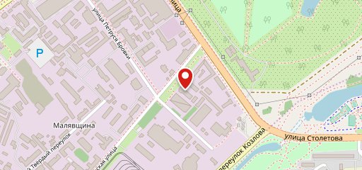 Столовая на карте