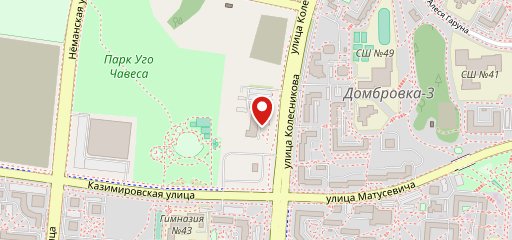 Столовая на карте