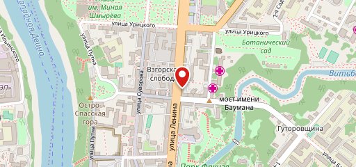 Столовая «Молодёжная» на карте