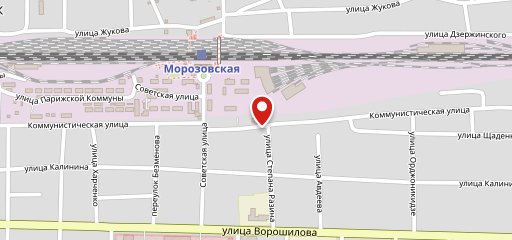 Столовая на карте