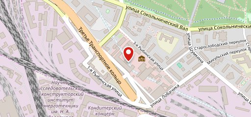Столовая на карте