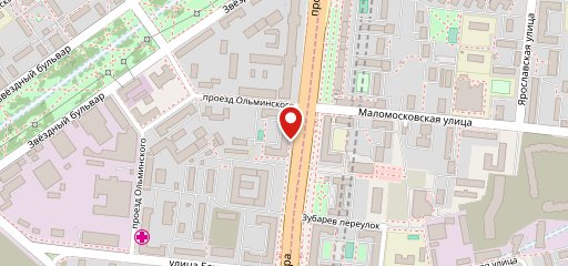 Столовая на карте