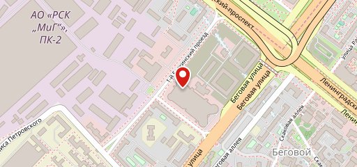 Столовая на карте