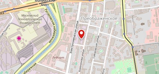 Столовая на карте