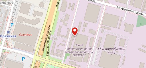 Столовая на карте