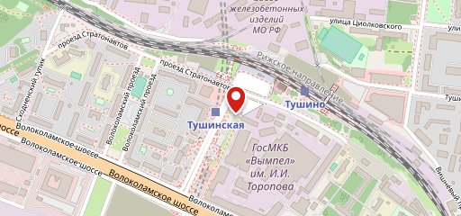 Столовая на карте